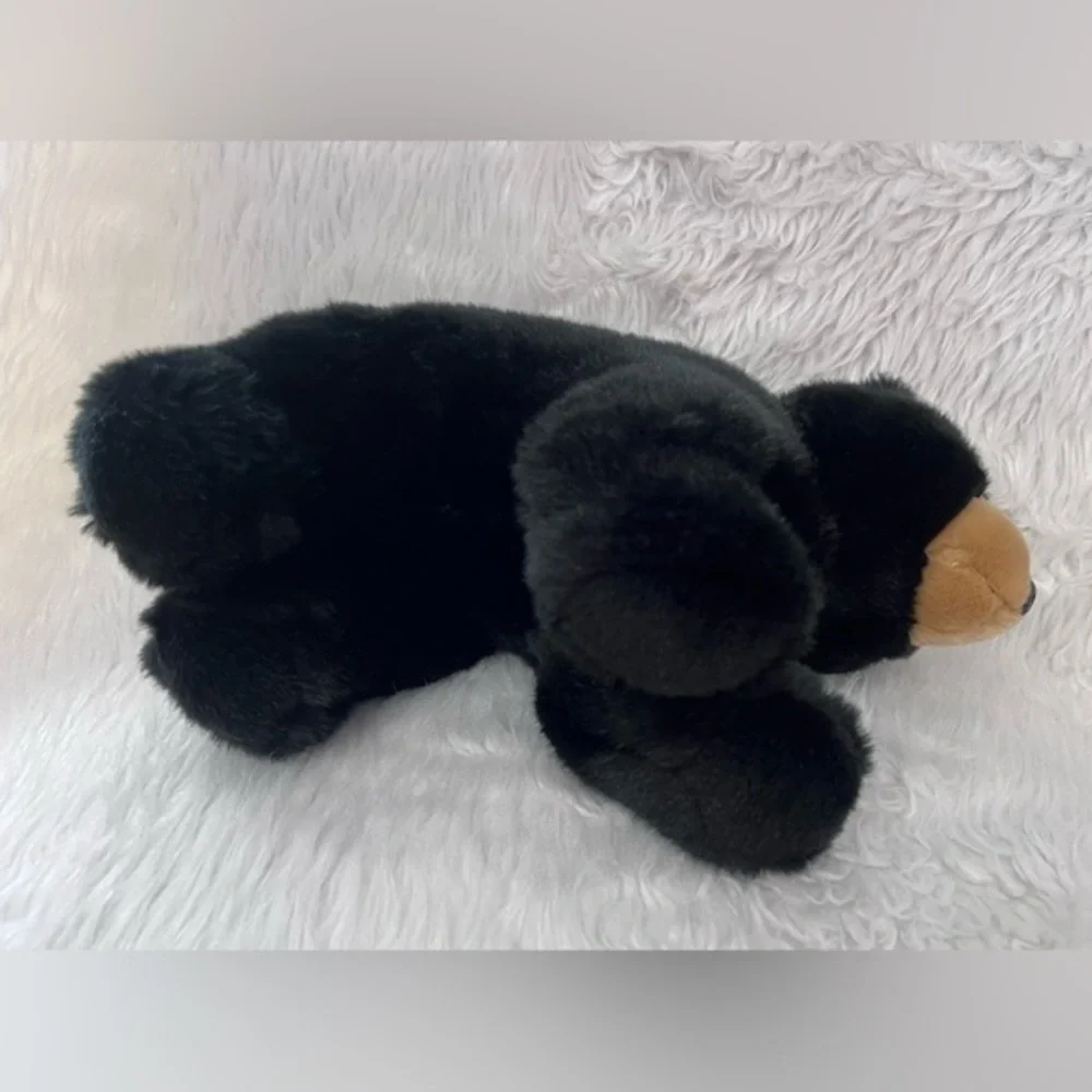 New Aurora Black Bear Plush Stuffed Animal Approx 13” Gift Present